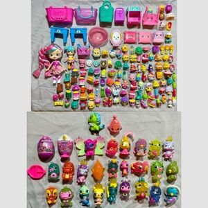 Shopkins Shoppies Bubbleisha doll, shopkins and accessories plus Hatchimals lot